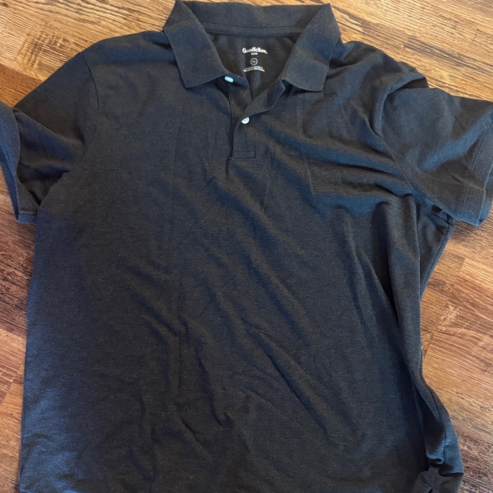 Goodfellow Men's Dark Grey Polo Shirt